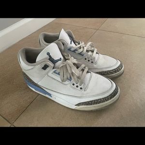 Used Jordan retro 3 UNC